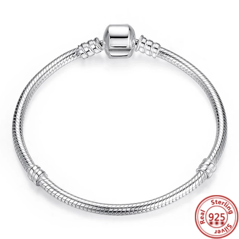 pantaro hot sale authentic 925 sterling silver bracelet rose gold signature i d bangle fit women brand bead charm fine jewelry free global shipping