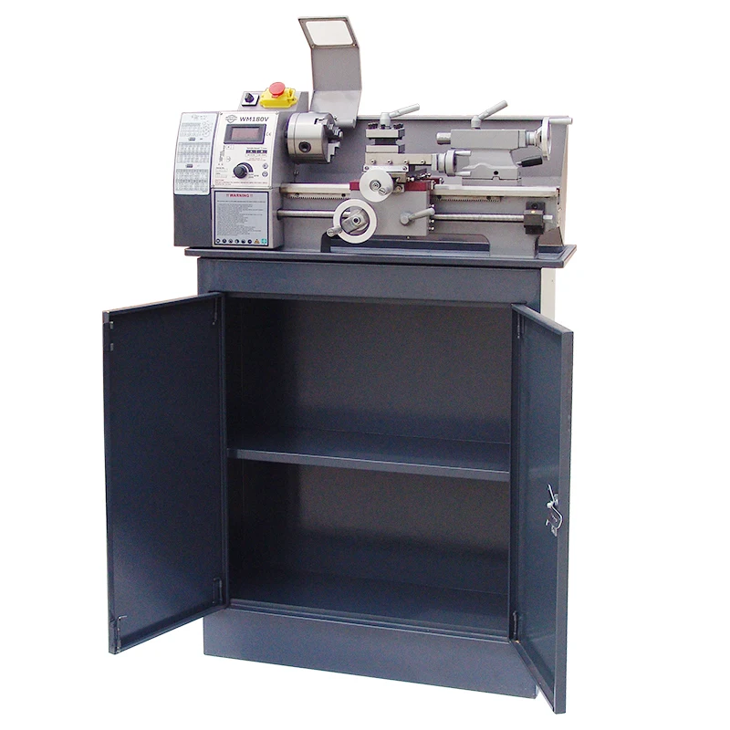 Factory sale Huisn mini metal lathe machine WM180V manual la
