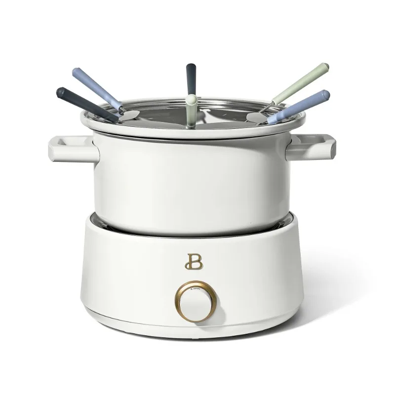 

Beautiful 3 qt Electric Fondue Set with Bonus 2 qt Ceramic Pot