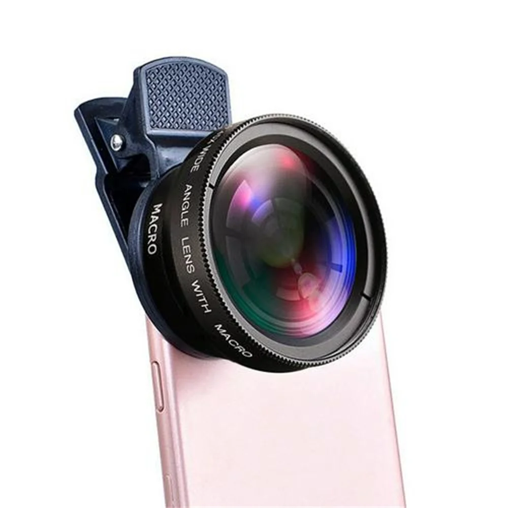 

Professional Clip Micro Lens Wide Angle Lens Universal Hd Lens Mobile Phone Lens Super Wide-angle Macro Camera Lentes Lens Kit