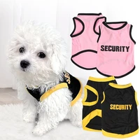 pet clothing dog clothes word printing dog vest sleeveless breathable small dogs vest skin friendly comfortable pet supplies new