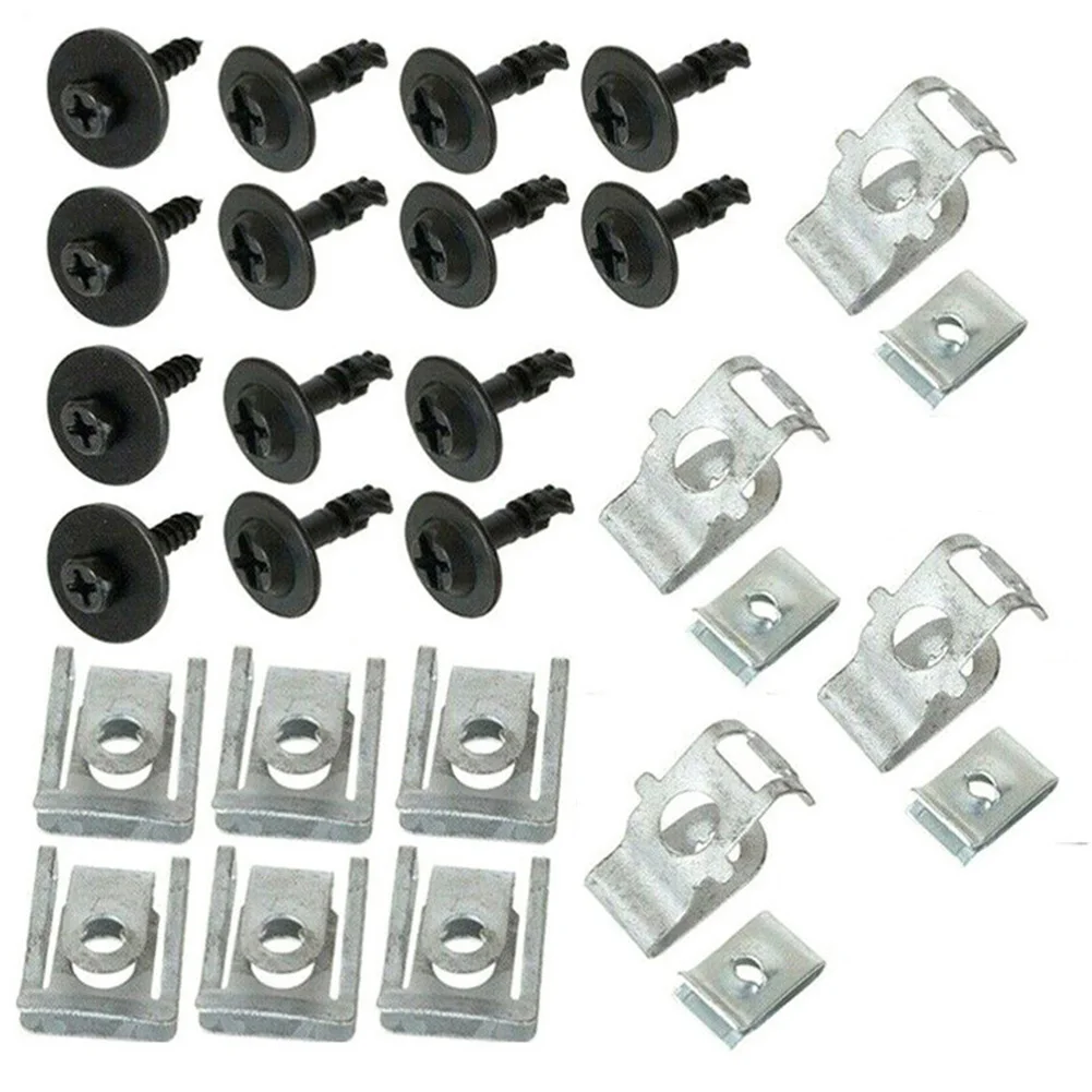 Durable High Quality Practical Brand New Car Truck Retaining Clip Engine Mud Flaps Clips Retaining Clip Screw Kit