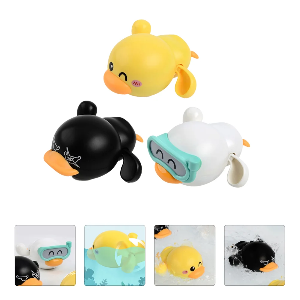 

3Pcs Baby Bath Toys Dark Animal Shaped Shower Bathing Toys (Assorted Color)