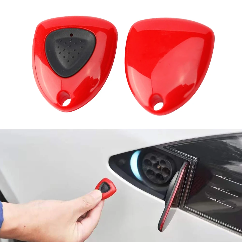

For Tesla Model 3/Y Car Door Remote Control Charging New Energy Charger Pile Button To Open The Door Cover Chip Accessories
