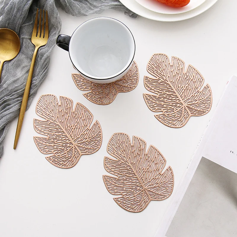 

2/4/6pcs Non-Slip Kitchen Mat Hot Pad Drink Cup Coasters Placemat Table Table Placemats For Dining Table Mat Heat Insulation