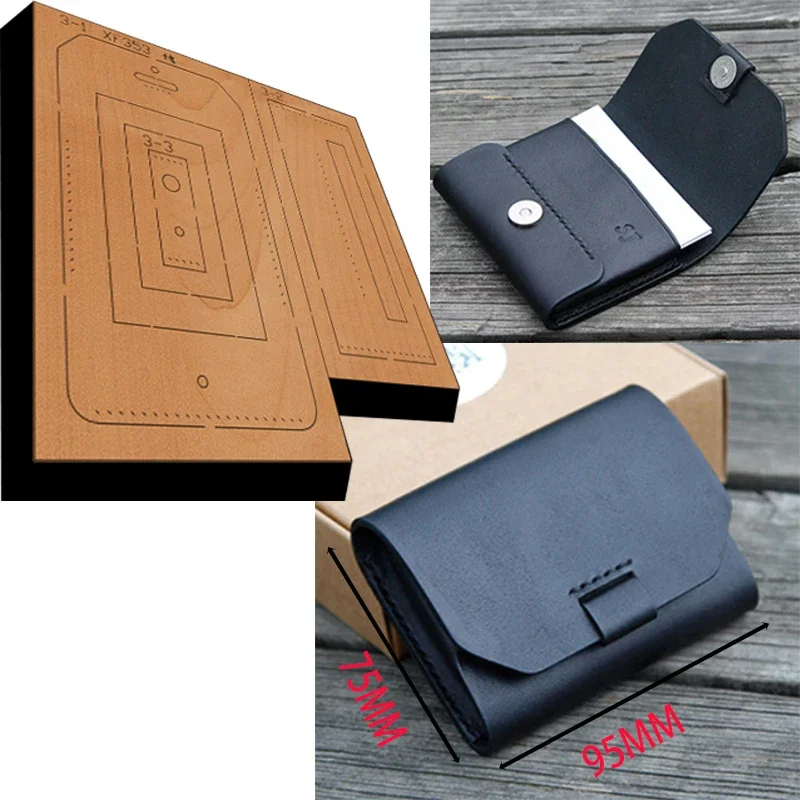 Деревянная маленькая сумка для карточек/кошелек ручной инструмент работы с