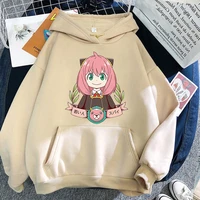 fashion streetwear anya anime spy x family hoodies kawaii cartoon menswomen sweatshirt tops harajuku unisex couple hoodie