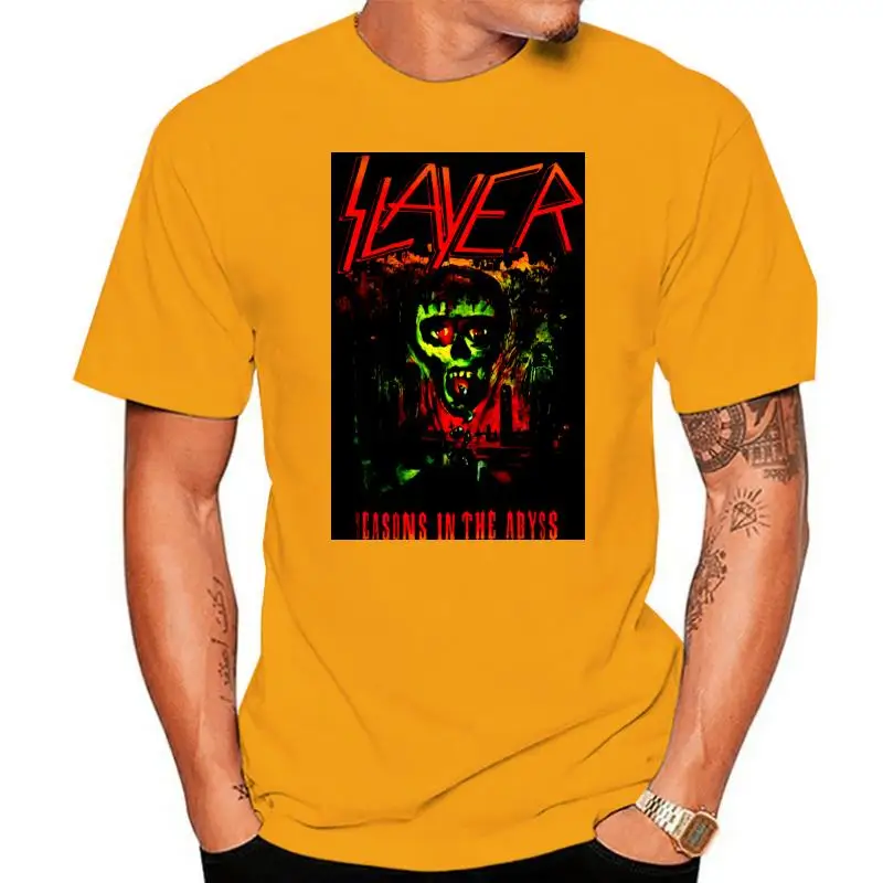 

Новая футболка SLAYER сезоны в Бездне DTG печатная Футболка-S- 7XL