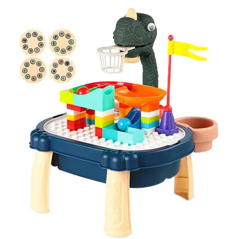 

Строительный блок, настольные строительные блоки, игрушки, 32 шаблона для проекции, чтобы вызвать интерес к живописной проекционной доске для рисования