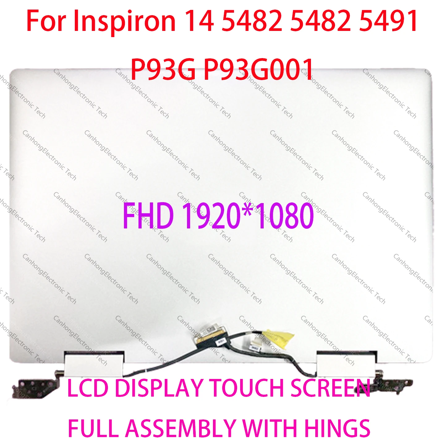 ЖК-дисплей с сенсорным дигитайзером в сборе для Dell Inspiron 14 5482 5485 5491 2 1 P93G P93G001 -