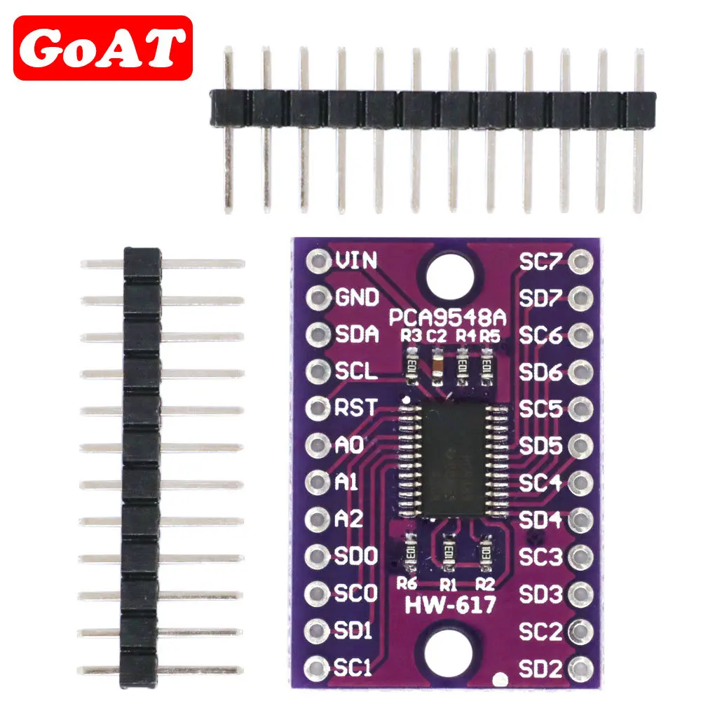Новая многоканальная плата расширения CJMCU- 9548 TCA9548 TCA9548A 1-to-8 I2C 8 -way, макетная плата IIC модуля, 1 шт.
