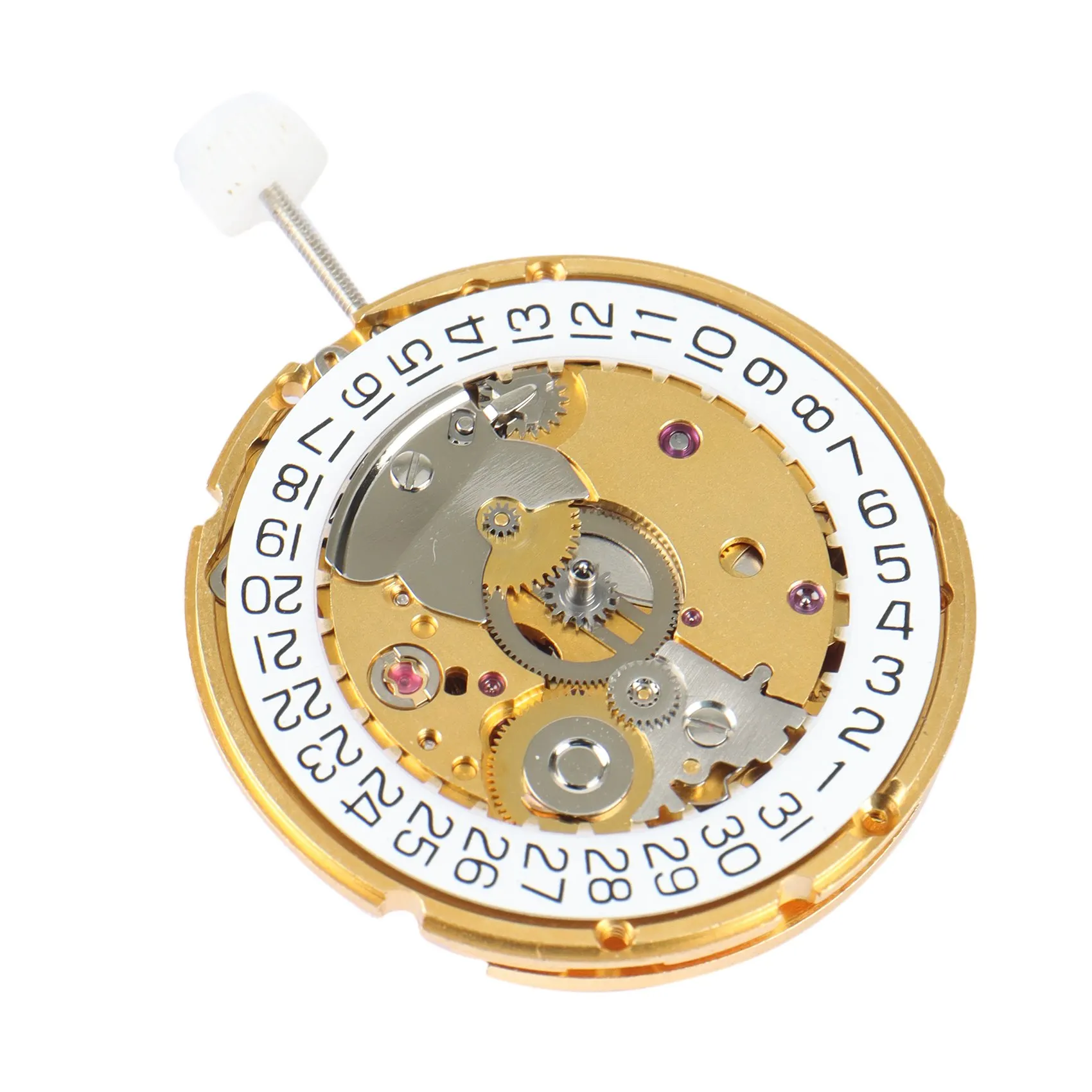 

New Asia PT5000 Automatic Mechanical Watch Movement 28800 Bhp Clone 2824 Date Display B
