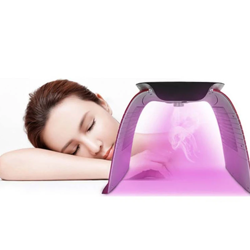 

Spray Spectrometer Led Light Treatment Colorful Calcium Ion Cold And Hot Nano Skin Rejuvenation Facial Skin Care Lamp 220/110V