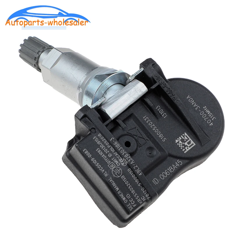 Автомобильный датчик давления в шинах 40700-3AN0A 407003AN0A, подходит для Nissan Sentra Maxima Altima 2012 2013 Versa Note Frontier TPMS