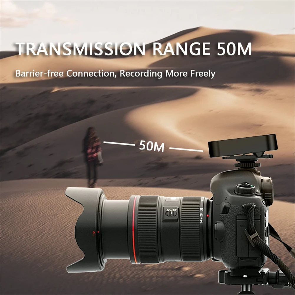 

2.4G Wireless Lavalier Microphone Transmitter Receiver For Camera Smartphone DV 2.4G Wireless Transmission For Camera Phones DV