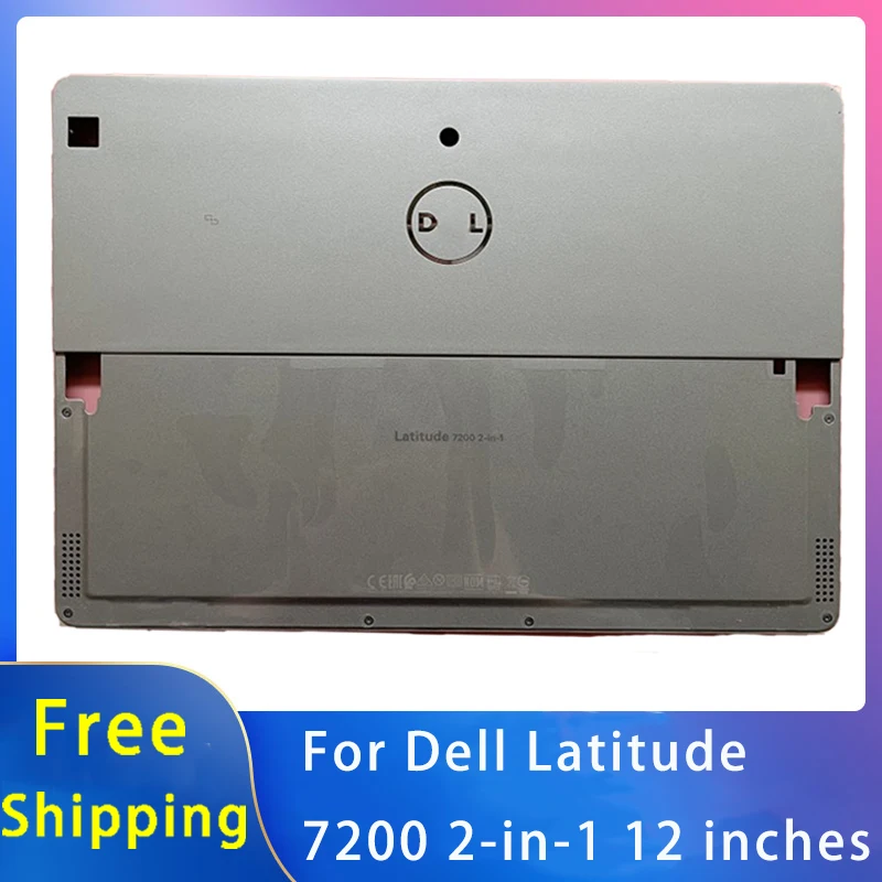 New For Dell Latitude 7200 2-in-1 12 Inches Replacemen Laptop Accessories Lcd Back Cover 0W2CYR 06RN8N Silvery