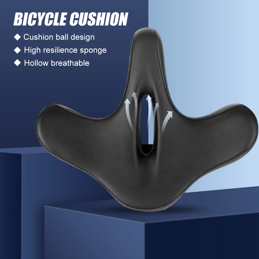 

Ergonomic Bike Cushion Widen Thicken Comfortable Bicycle Saddle Seat Cushion Breathable Shock Absorption Cycling Equipment