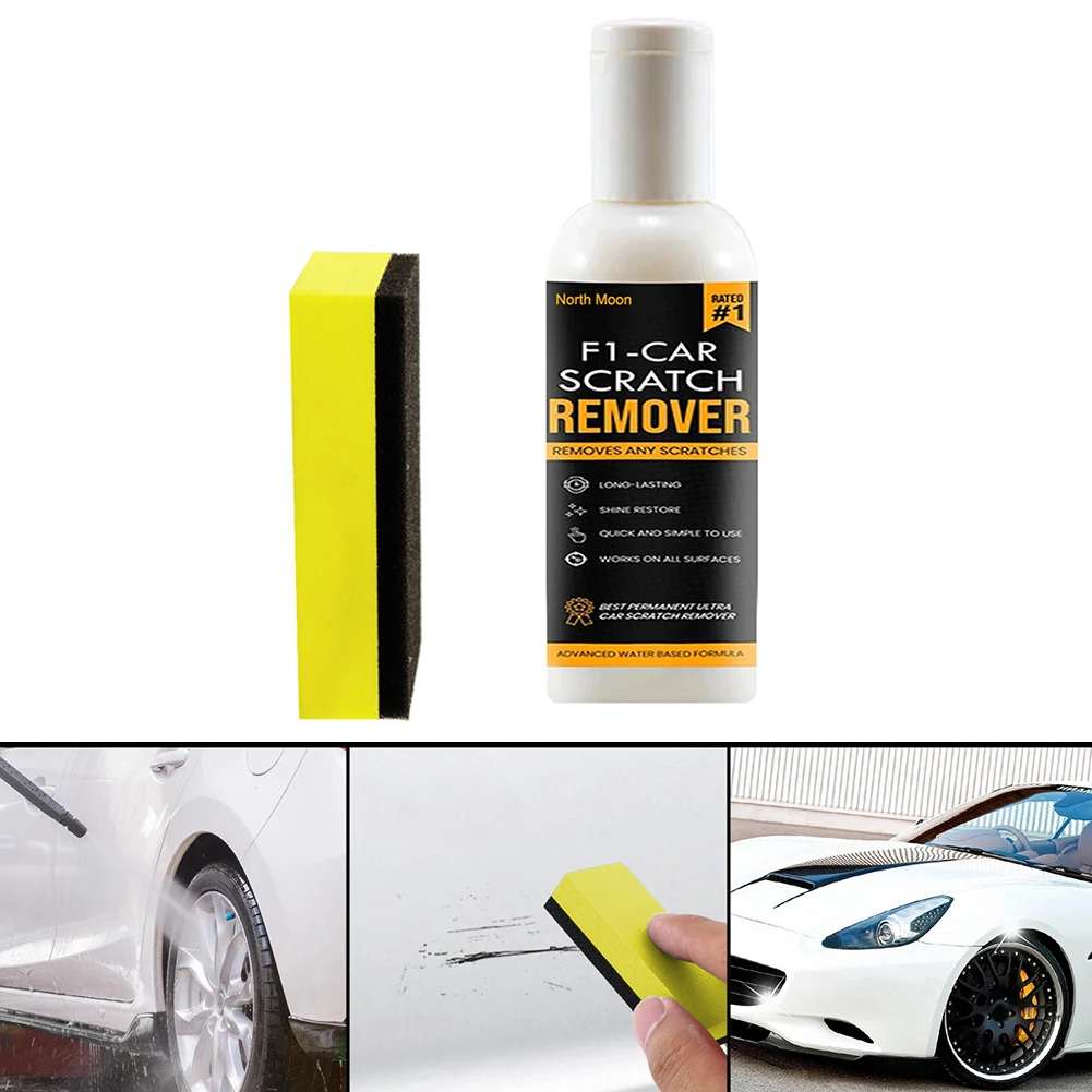 

Brand New Car Wash Maintenance Scratch Repair Wax Sponge 13*4*4cm 30ML