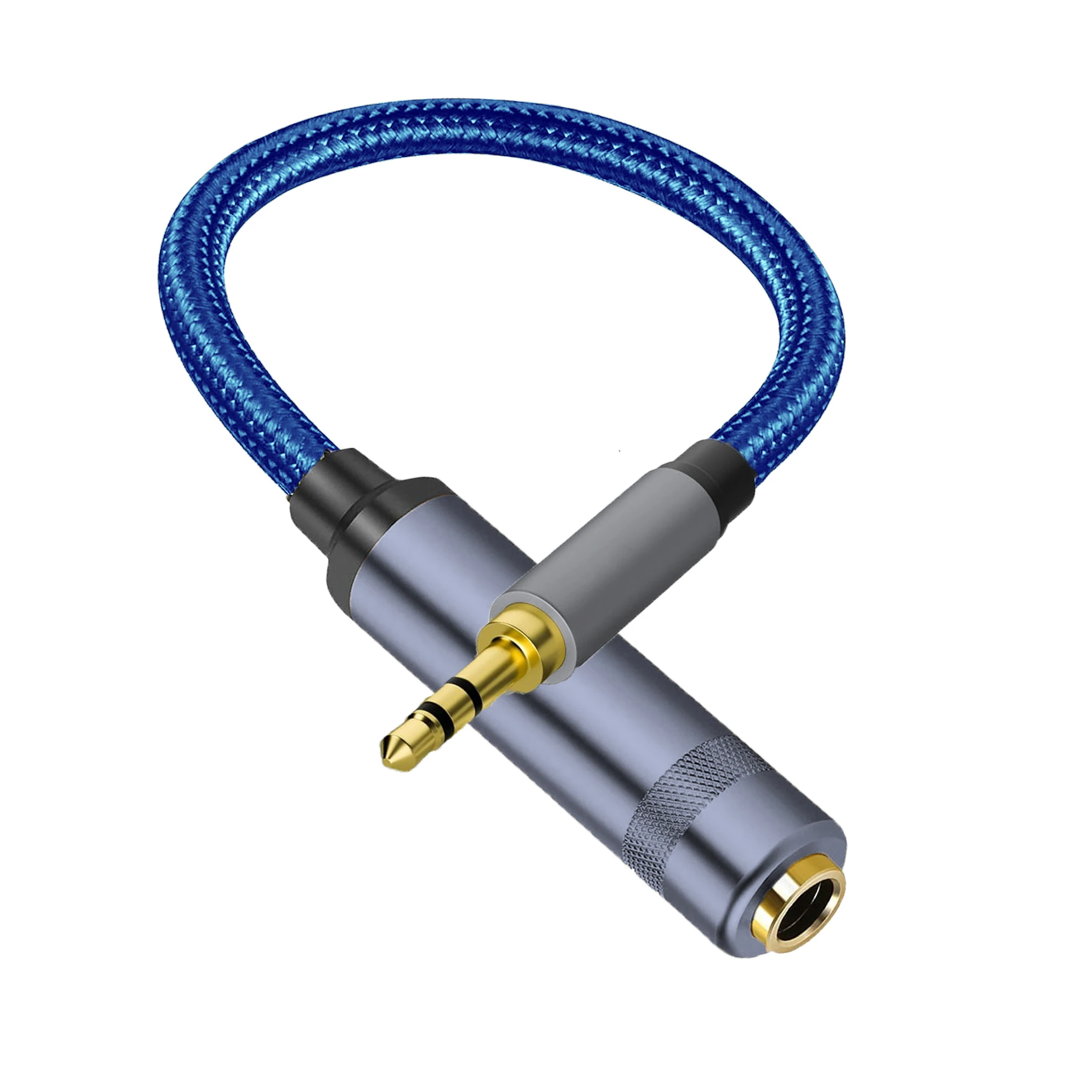 Аудиокабель-адаптер от 1/8 до 1/4 TRS 3 5 мм AUX папа на 6 35 мама для усилителя гитары