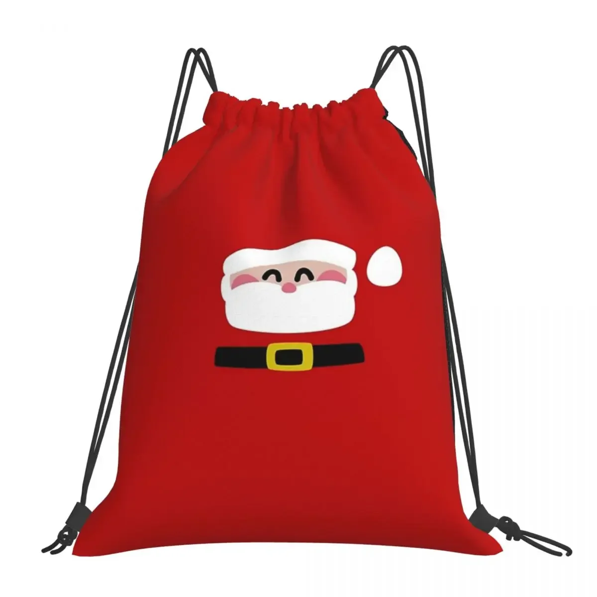 

Рюкзаки с Санта Клаусом на Рождество, портативные сумки на шнурке, пакет для мелочей, сумка для книг, сумки для мужчин и женщин, для школы