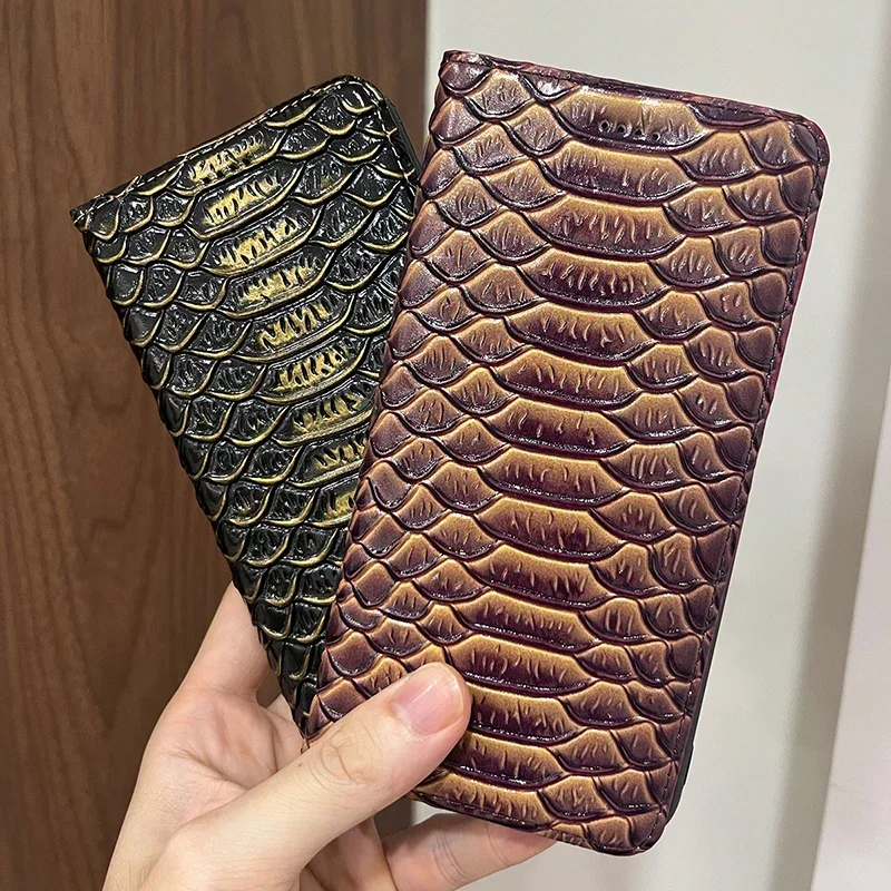 Магнитный чехол-книжка из натуральной кожи для poko Poco X6 X5 X4 Pro Neo чехол телефона PocoX6