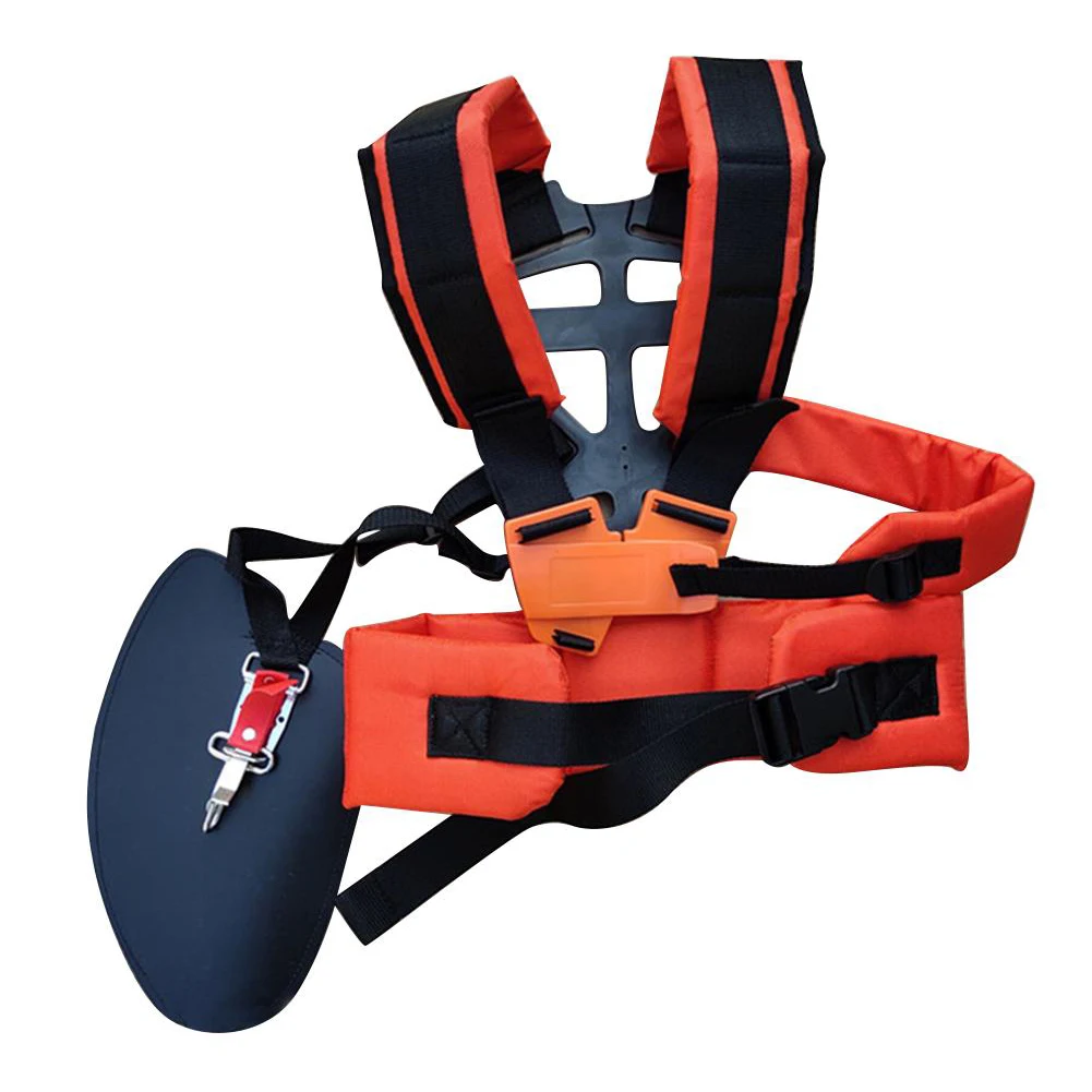 

Comfortable Double Shoulder Trimmer Universal Lawn Mower Strap Protective Adjustable Size Garden Tool Pain Relief Accessories