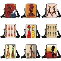 african element girl boy outdoor mini messenger bag aliens say hello pattern print diy beach bag interesting storage bag