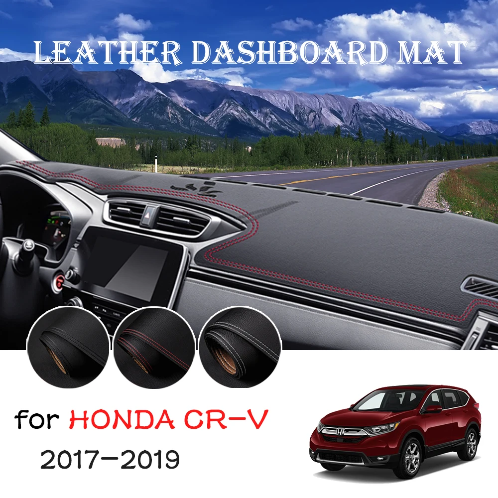 

Замшевый кожаный коврик для приборной панели Honda CR-V RW1 ~ RW6 CR V CRV 2017-2019