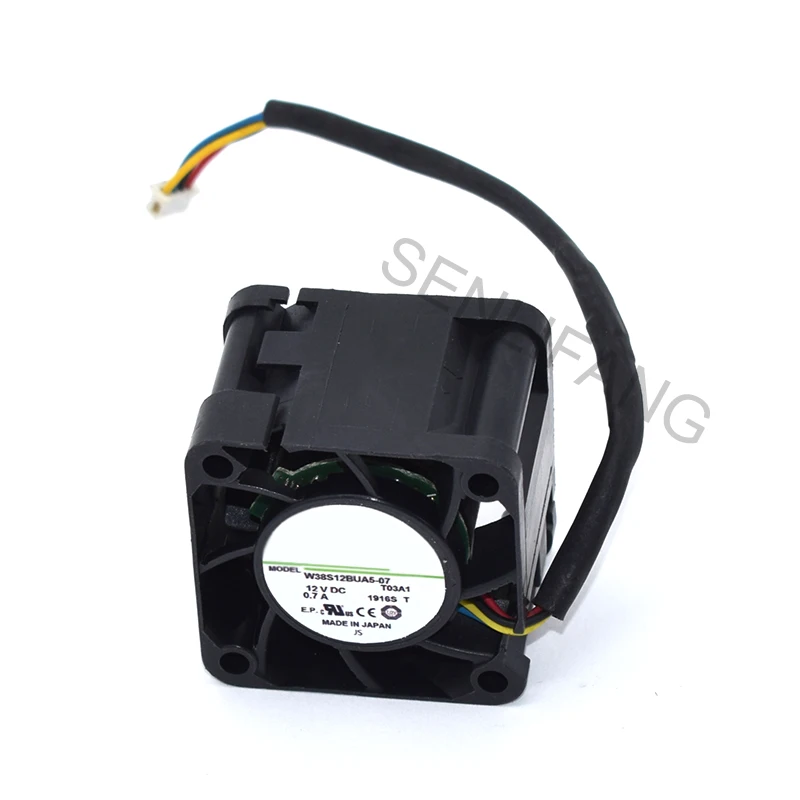 Новый охладитель для Nikon W38S12BUA5-07 38*38*28 мм, 12 В постоянного тока, 0,70 А, 4-линейный охлаждающий вентилятор