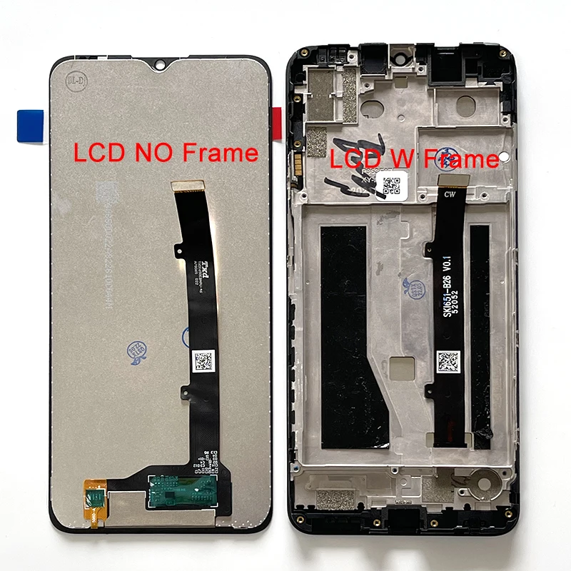 6 52 ''Оригинальный ЖК-экран для ZTE Blade A51 сенсорный экран дигитайзер A71 A7030 2021