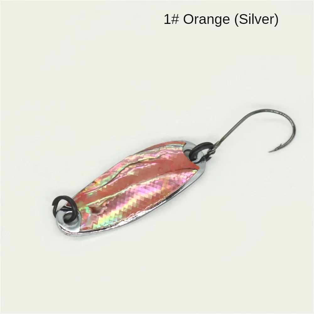 

FISH2.5g/3.5g/5g Sequin Bait Fishing Lures Spoon Metal Bait Jigging Wobbler Sinking Spinner Bait Trout Fishing Tackle