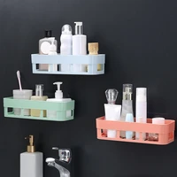 bath shelf organizer no drill tray storage basket decoration bathroom towel home corner shower shelf rack storage accessories