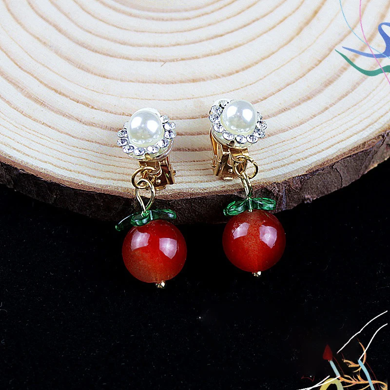 Ювелирные серьги принцессы без отверстий для маленьких девочек детские