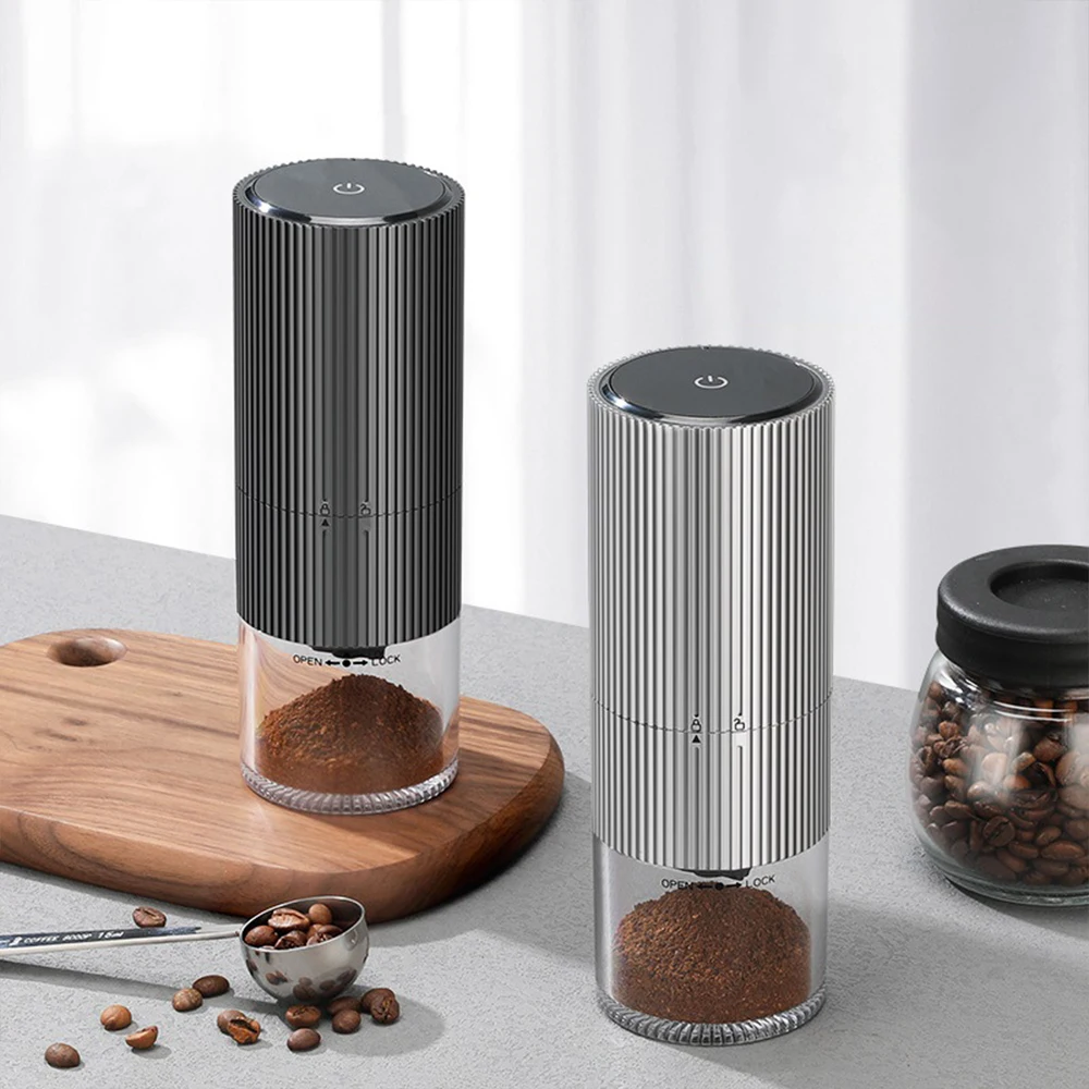 

Electric Coffee Grinder TYPE-C Rechargeable Portable Electric Coffee Bean Grinder Ceramic Grinding Core Stainless Steel Grinder