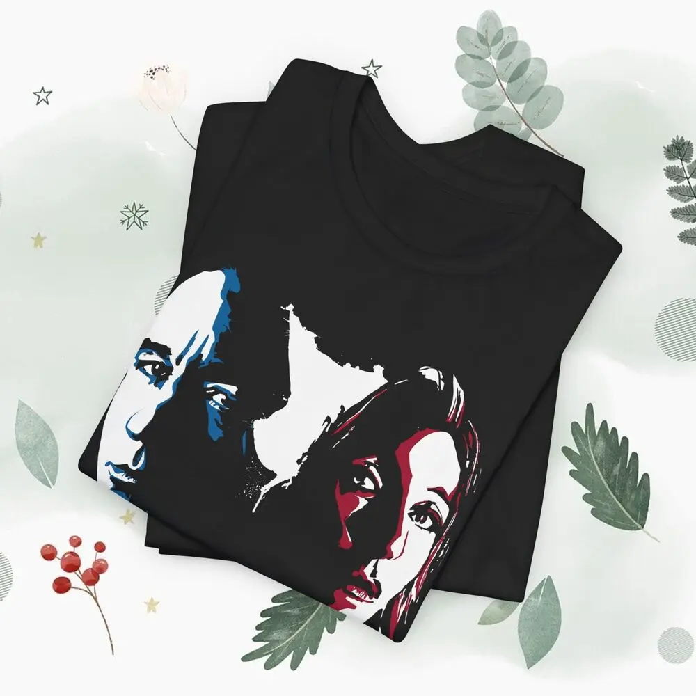 Футболка X-файлы Mulder и Scully TrustNoOne Дэвид дучовы Гиллиан Андерсон