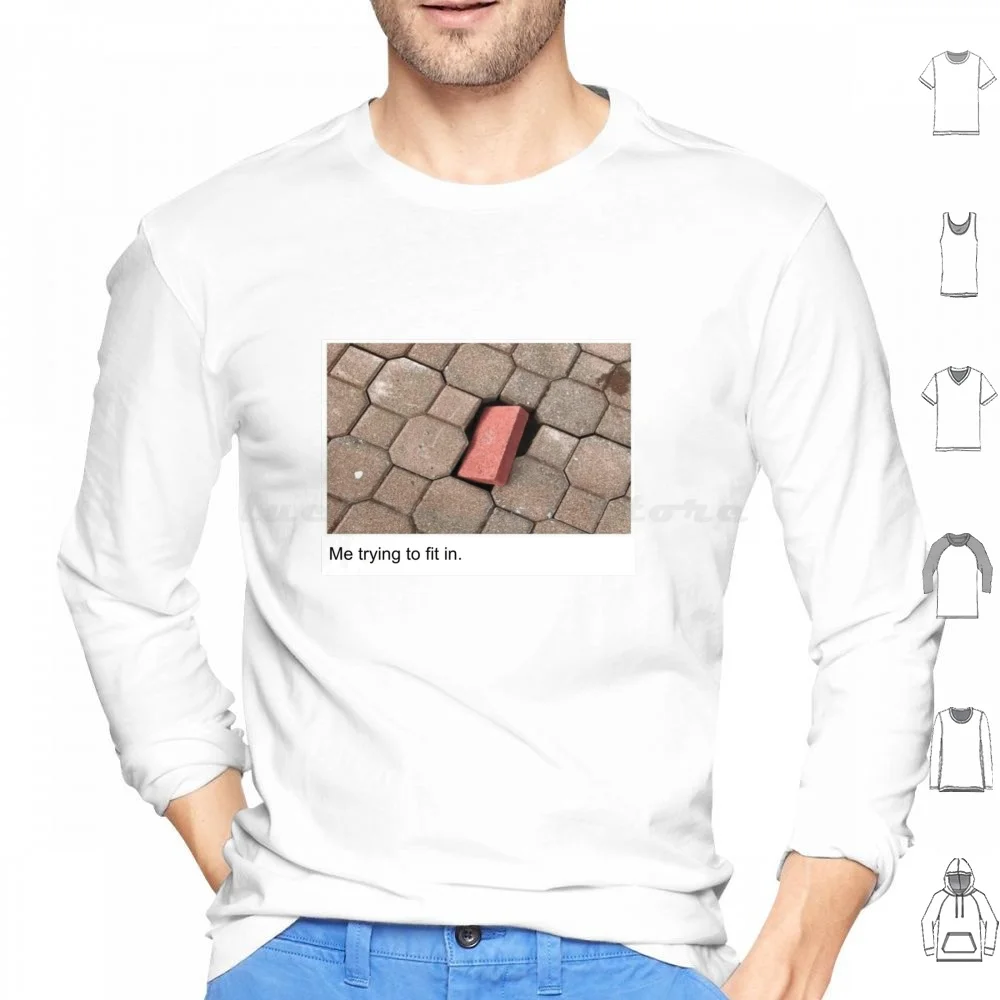 Я пытаюсь поместить в замечательные толстовки хлопковые с длинным рукавом я