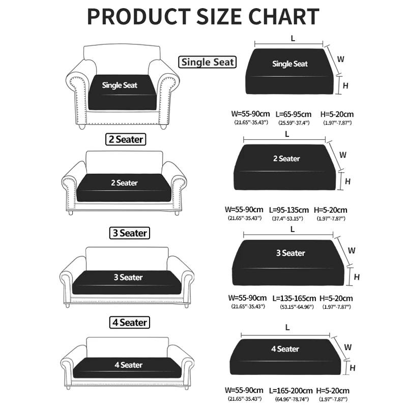 Жаккардовый регулируемый эластичный чехол для дивана с листом плантана чехлы
