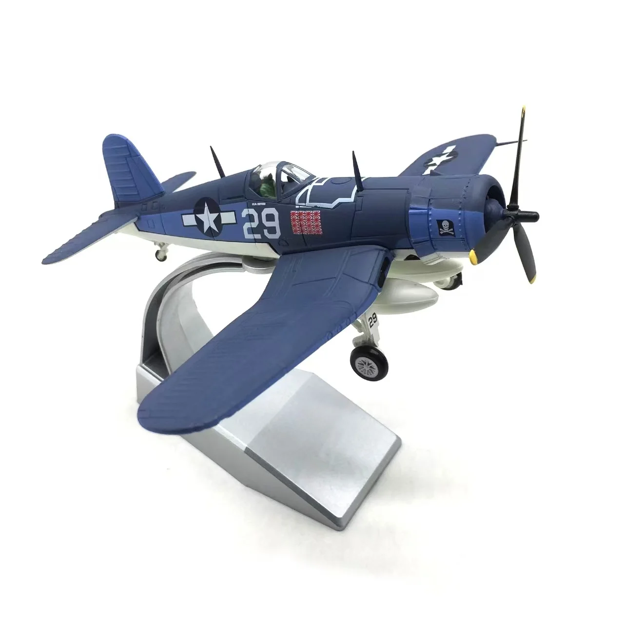 Фото 1:72 Вторая мировая война США F4U Пиратский истребитель F4U-1 Dragon Ace Модель самолета из сплава Коллекция моделей самолетов №1