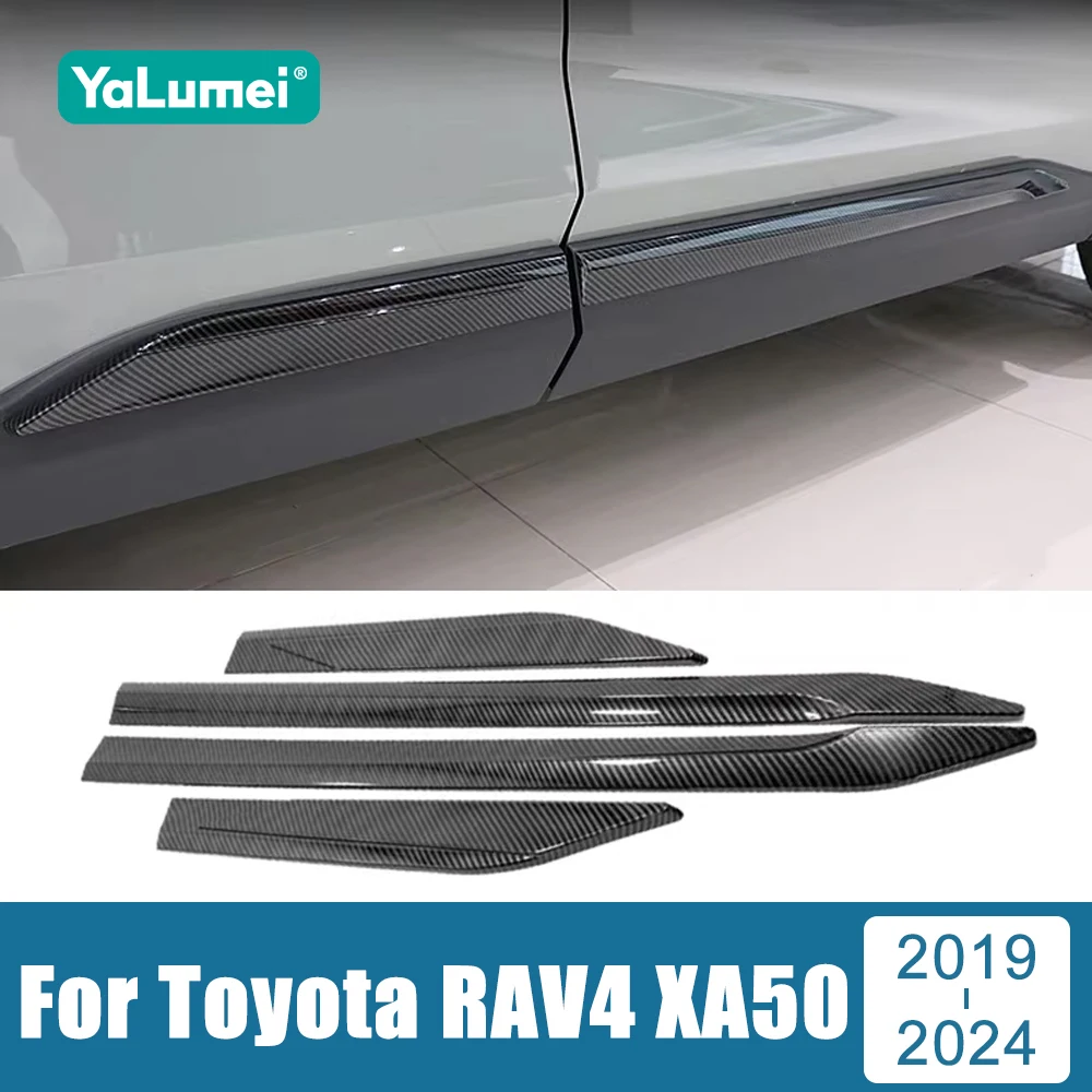 Гибридный чехол для Toyota RAV4 XA50 2019 2020 2021 2022 2023 2024 RAV 4 ABS корпус боковой двери