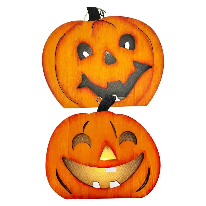 

Halloween Pumpkin Lantern Light Vintage Portable Haunted House LED Hanging Light Outdoor Handheld Lamp Home Decor Accessories