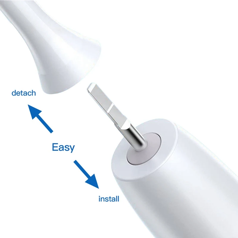 4 Replacement Brush Heads For HX6064 HX6930 HX6730 Sonic Electric Toothbrush Vacuum Black Diamond Bright Easy Install