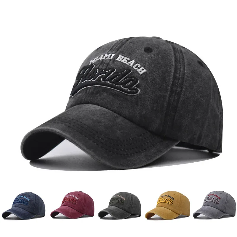 

New Men Baseball Cap Women Snapback Casual Hat Florida Embroidery Fishing Bone Caps Gorras Hombre Casquette Dad Trucker Hats
