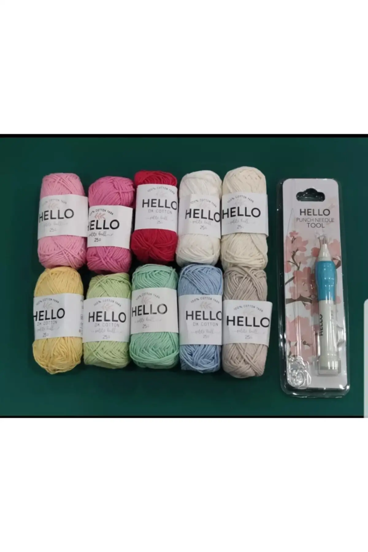 

Здравствуйте, 25 граммов, 10 цветов, с вышивкой и иглой, для развлечений