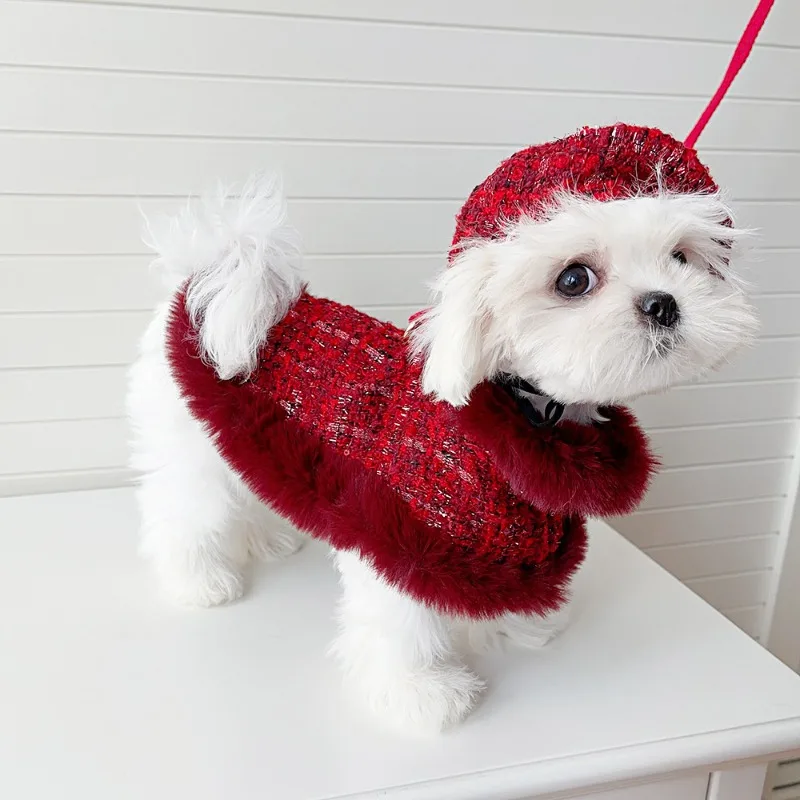 Роскошная шерстяная накидка для домашних животных нагрудный ремень кошек тяга с