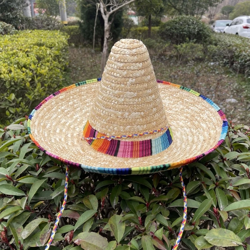 Fiest Hat Party Мексиканская шляпа сомбреро Соломенная Сомбреро Праздничная