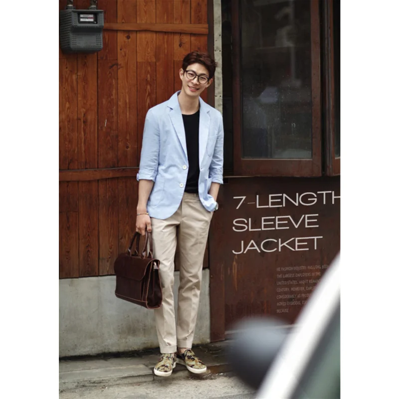 Genuine Leather Business Briefcase Crazy Horse PU Single Shoulder Crossbody bag For Men Men's Handbag 13 inches Laptop Bags