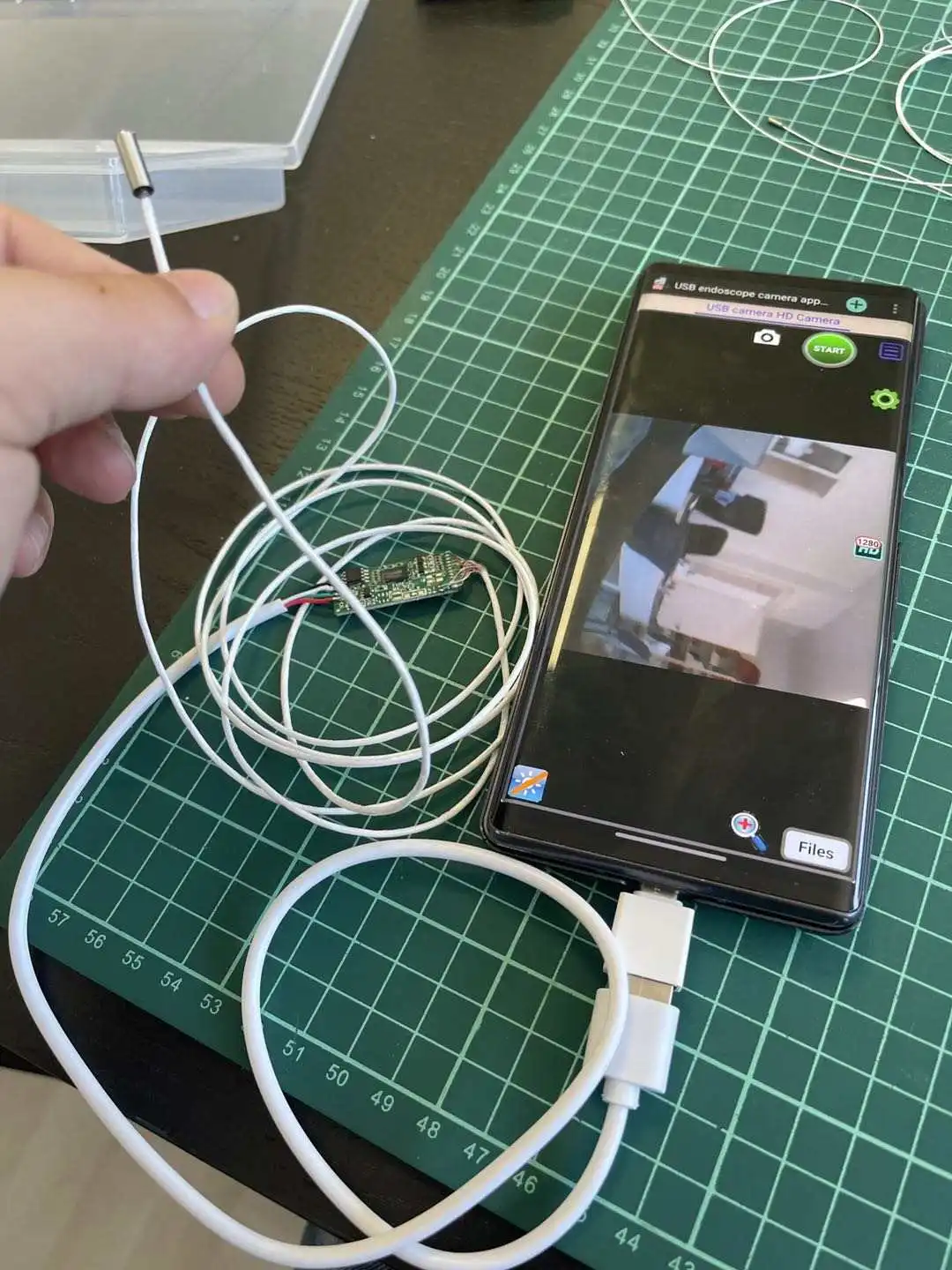 Цифровой эндоскоп Wi-Fi беспроводная винтовая камера USB-видео omnivision ov6948