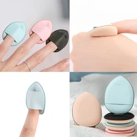 color mini size finger shape air cushion sponge foundation makeup blender undereye concealer highlighter makeup puff tools 1pc