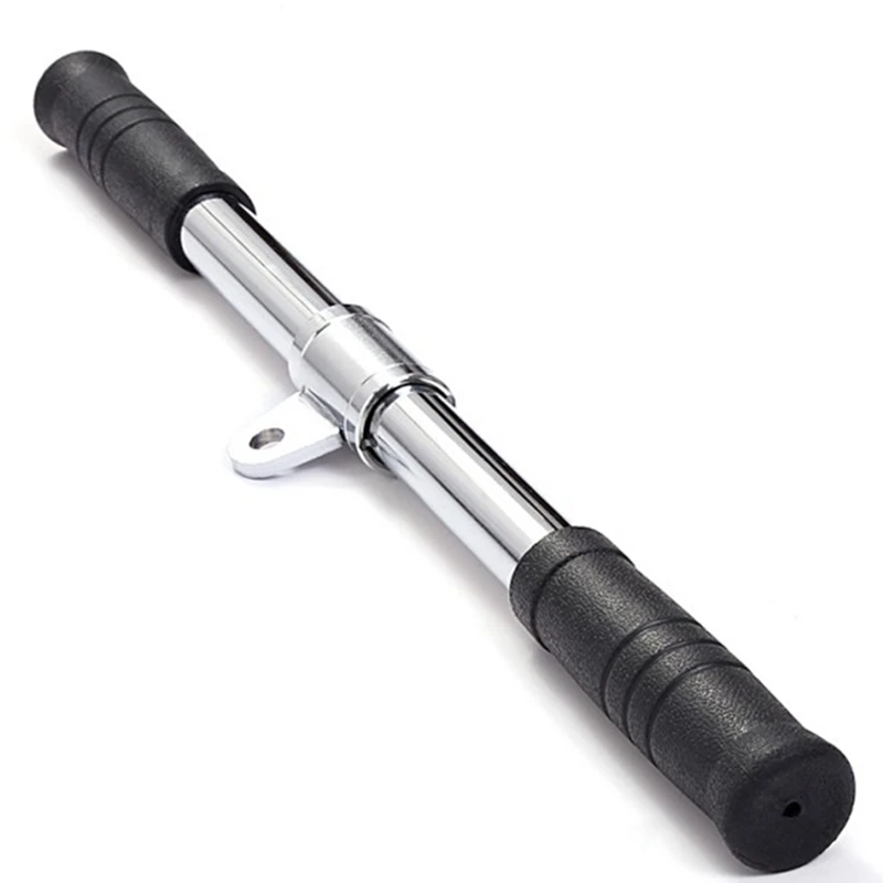 

Pull Down Bar Gym Rotating Straight Bar For Cable Machine Attachments Rowing Workout Biceps Home Gym Training Equipment