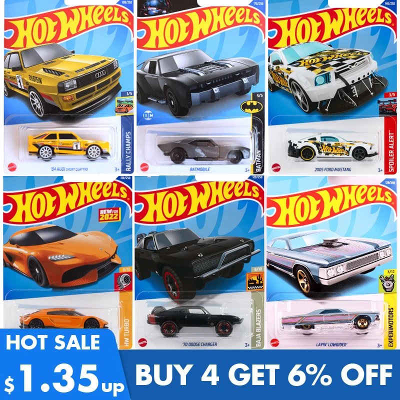 72 Style Original Hot Wheels New 1:64 Metal Kid Toys Birthday Gift For Children Diecast Hotwheels Mini Model Race Car Brinquedos